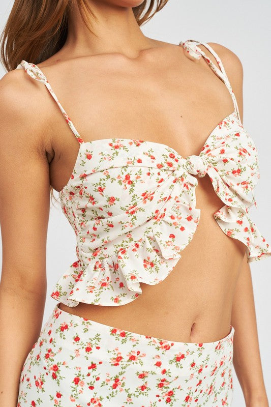 Rose All Day Crop Top