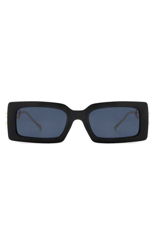 Square Flat Top Chain Link Sunglasses