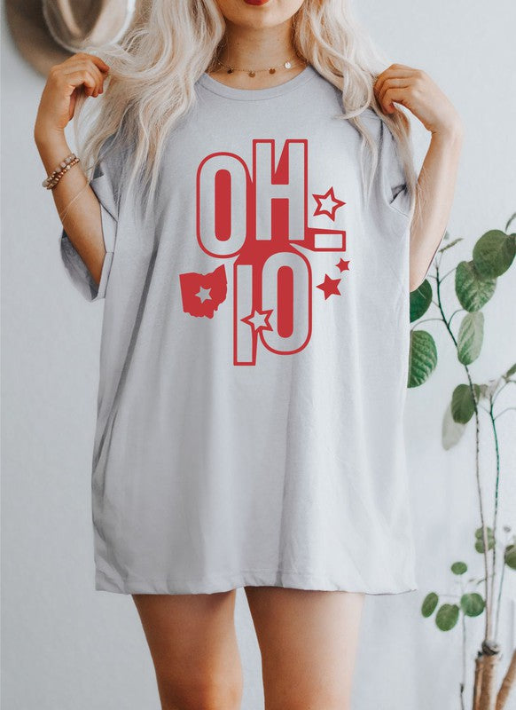 Ohio Stacked Star Short Sleeve Tee