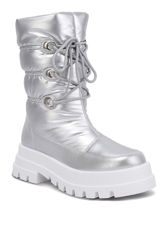 Silver Snowstorm Snow Boots