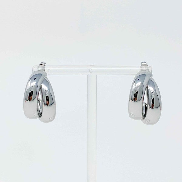 Lean On Me Hoop Earrings