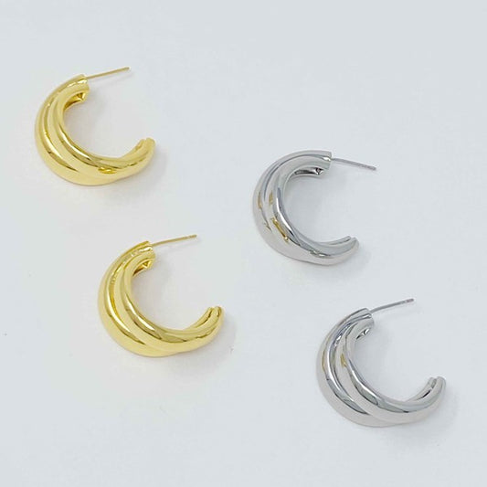 Lean On Me Hoop Earrings