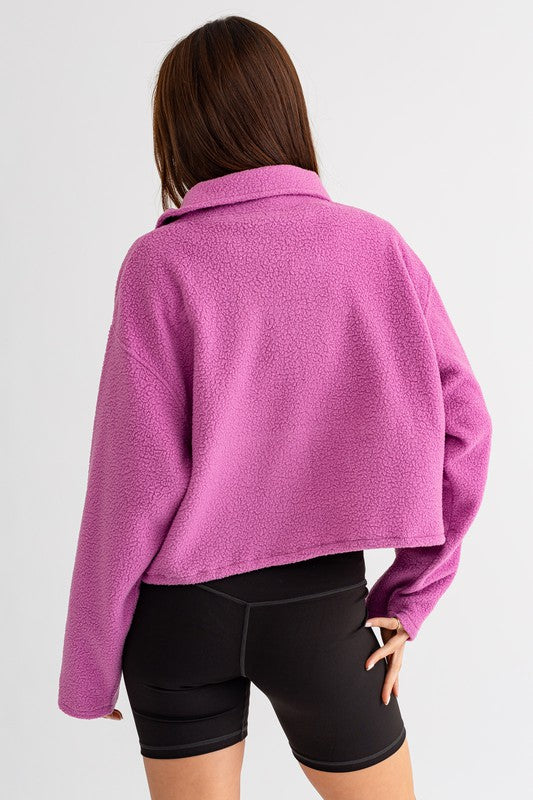 Mia Fleece Pullover Sweater