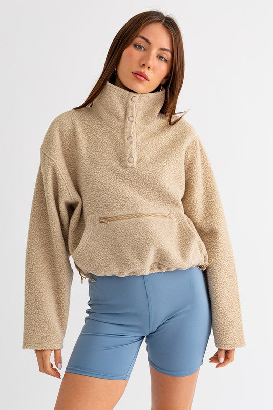 Mia Fleece Pullover Sweater