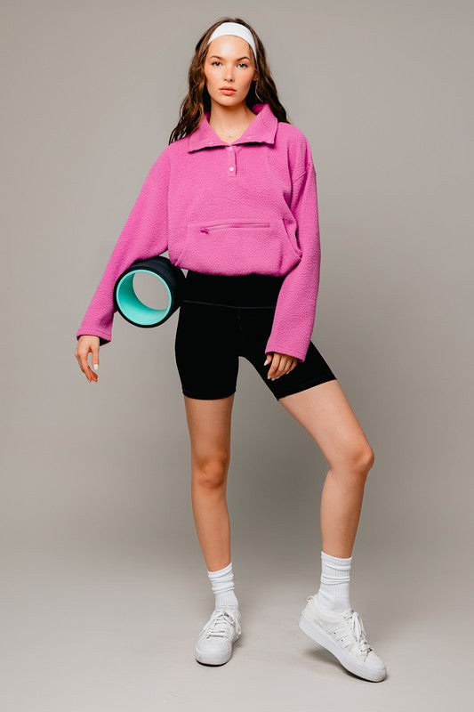 Mia Fleece Pullover Sweater