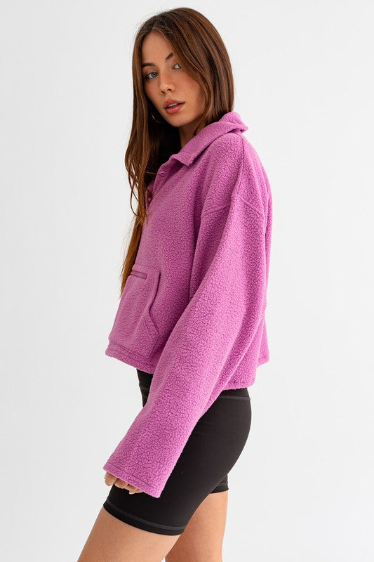 Mia Fleece Pullover Sweater