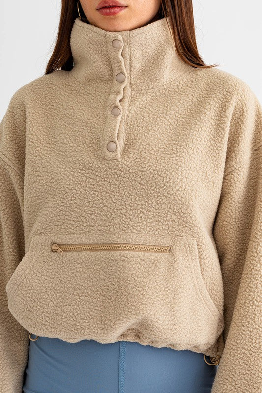 Mia Fleece Pullover Sweater