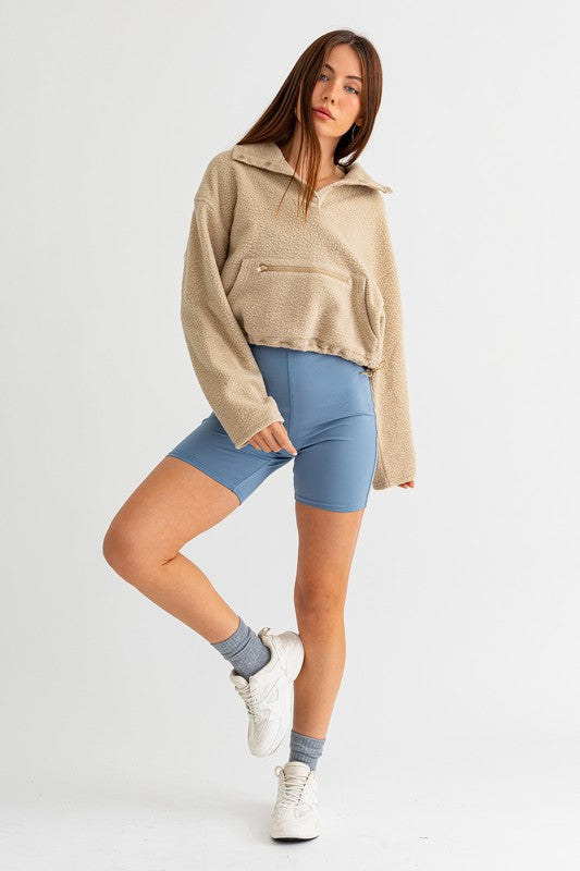 Mia Fleece Pullover Sweater