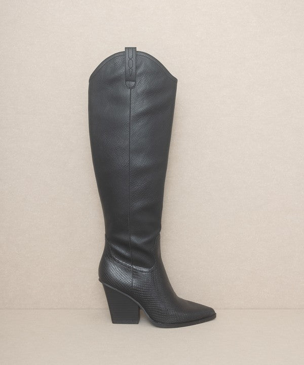 Trailblazing Knee High Western Boots