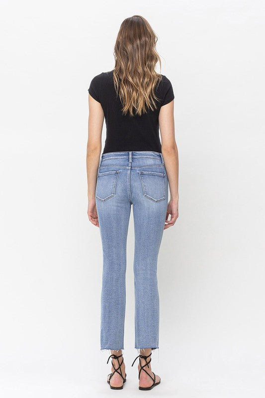 Triumph Mid Rise Kick Flare Jeans