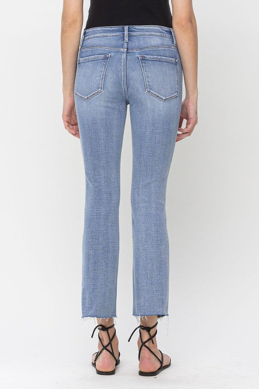 Triumph Mid Rise Kick Flare Jeans