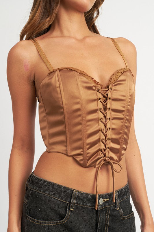 Peekaboo Corset Top