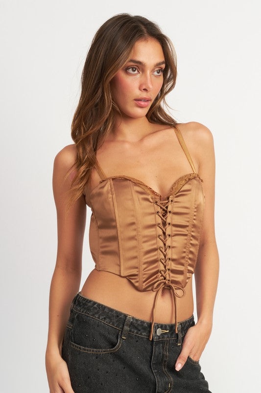 Peekaboo Corset Top