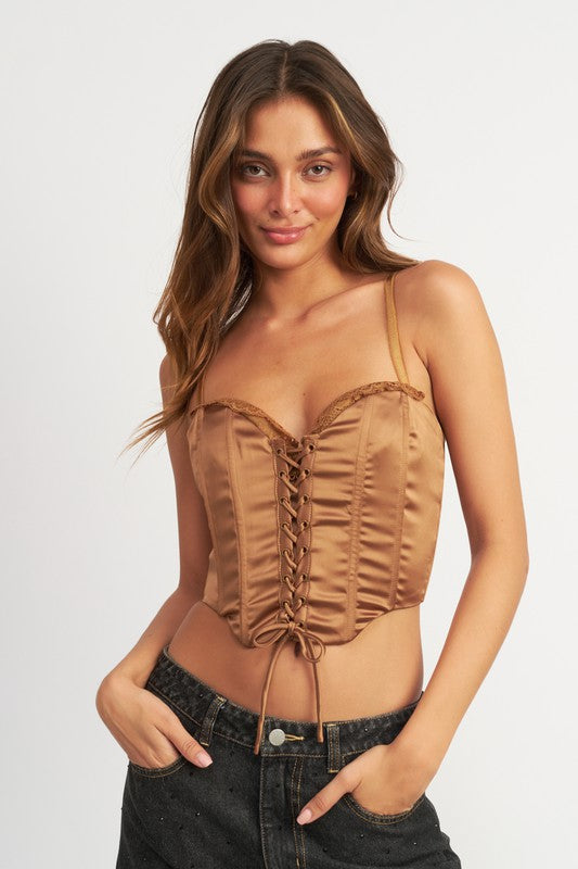 Peekaboo Corset Top