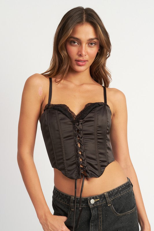 Peekaboo Corset Top