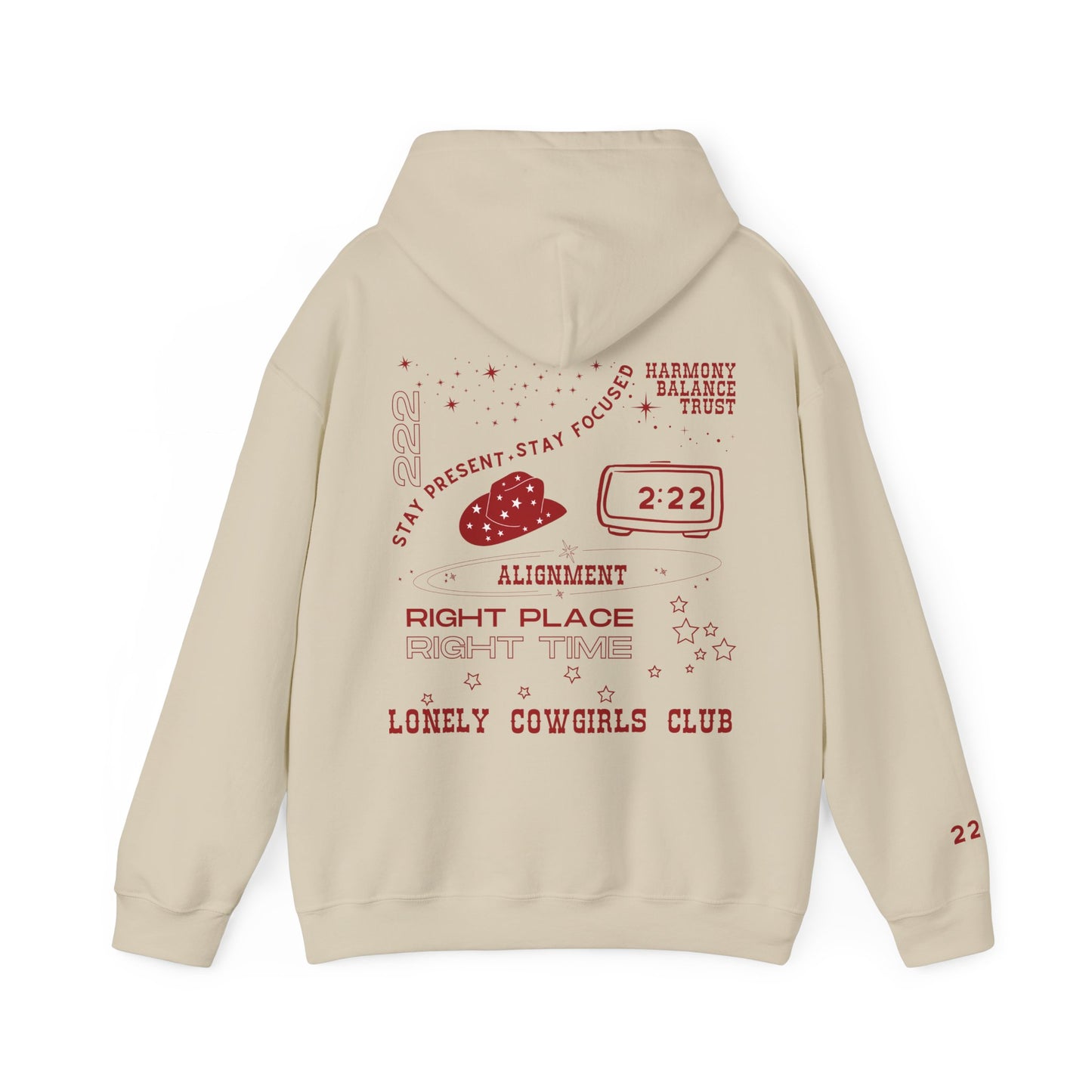 Right Place Right Time 222 Hoodie