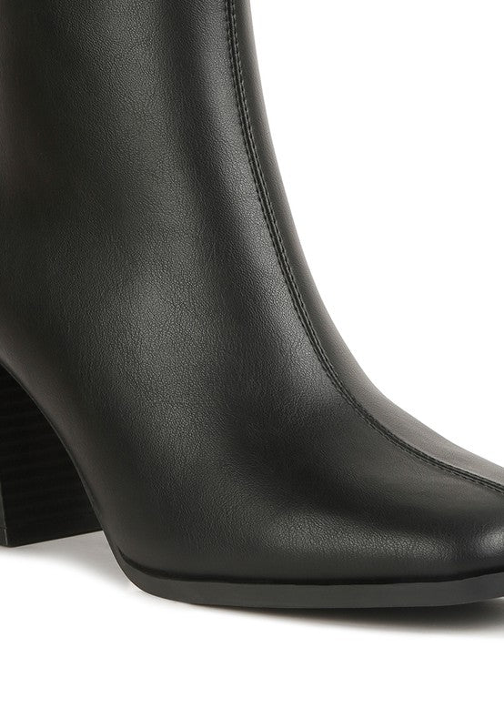 Classic Block Heeled Boots