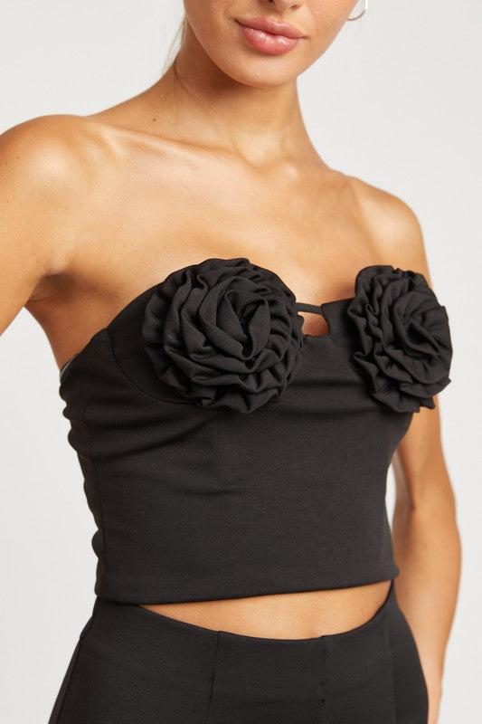 Rosette Tube Top