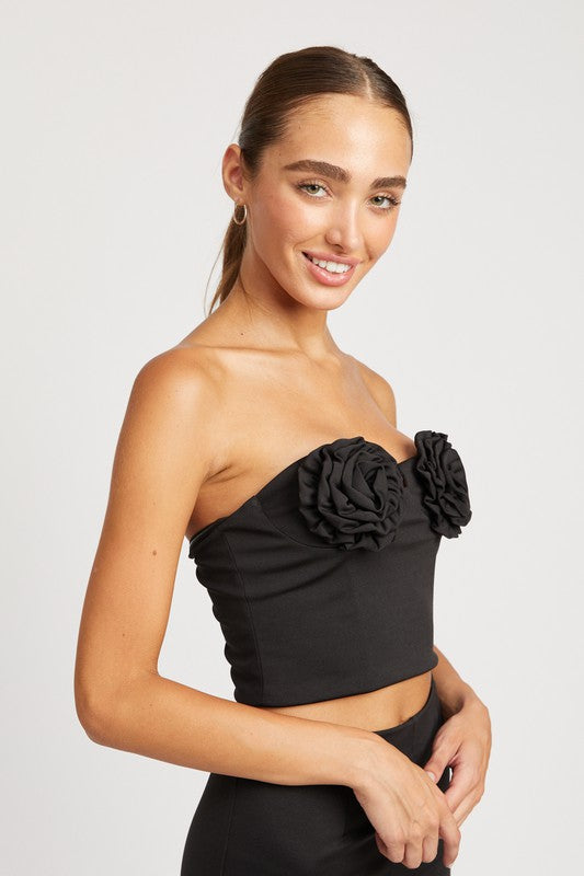 Rosette Tube Top