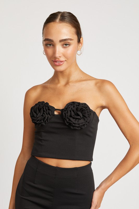 Rosette Tube Top