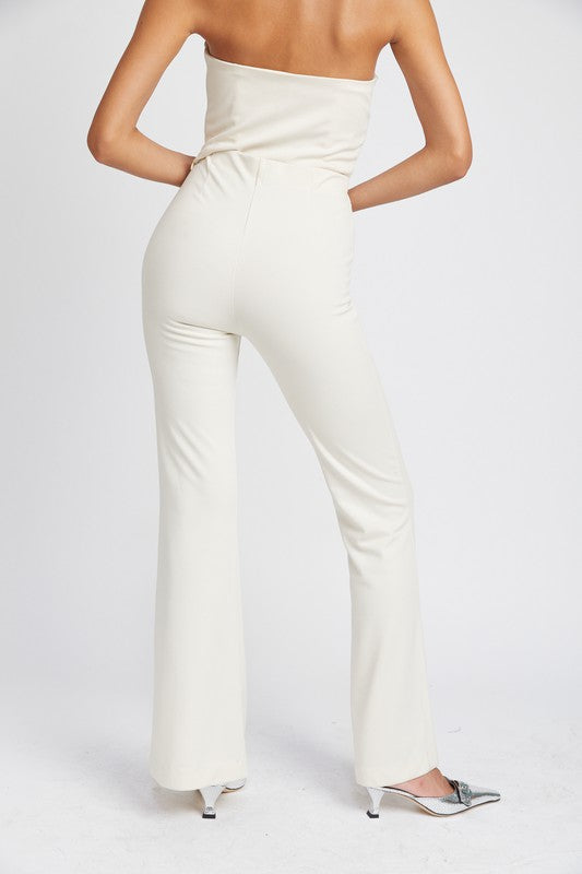 Rosette High Waist Flared Pants