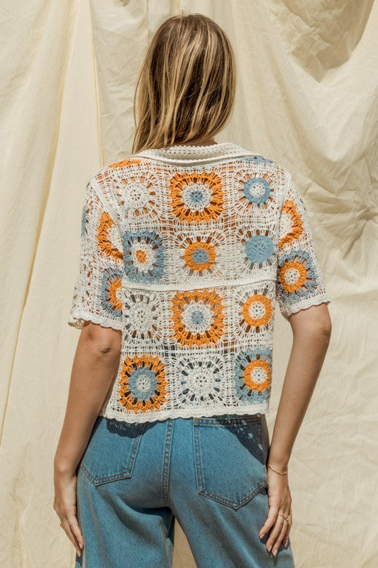 Grandma’s Garden Crochet Top