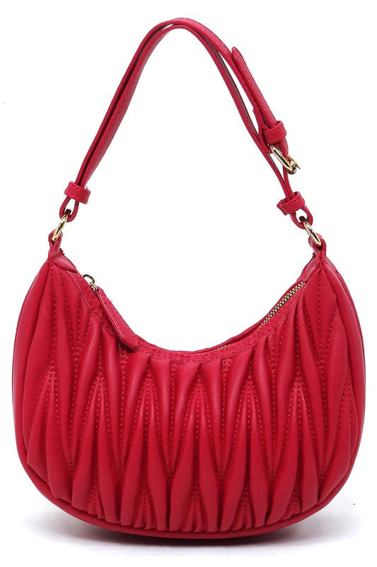 Chevron Quilted Shoulder Bag