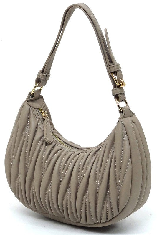 Chevron Quilted Shoulder Bag