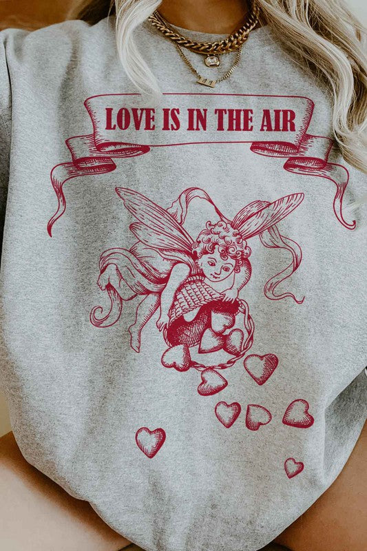 Love is in the Air Oversized Crewneck