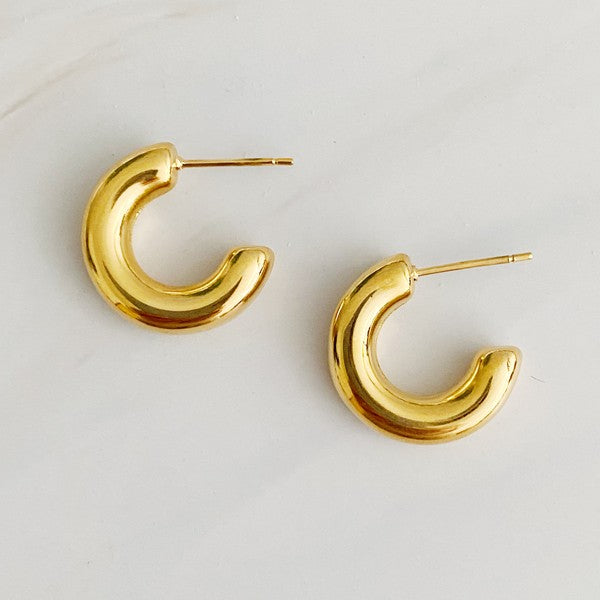 Hollow Hoop Earrings