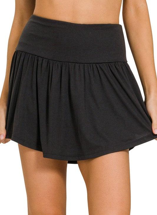 Wide Band Tennis Skirt