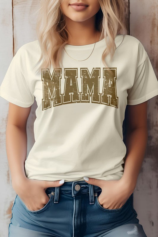 Mama Retro Varsity Graphic Tee