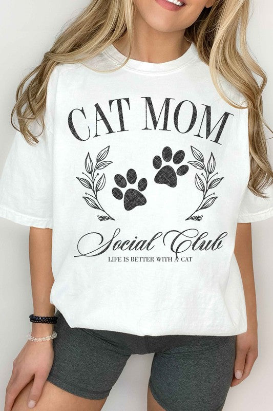 Cat Mom Social Club Graphic Tee