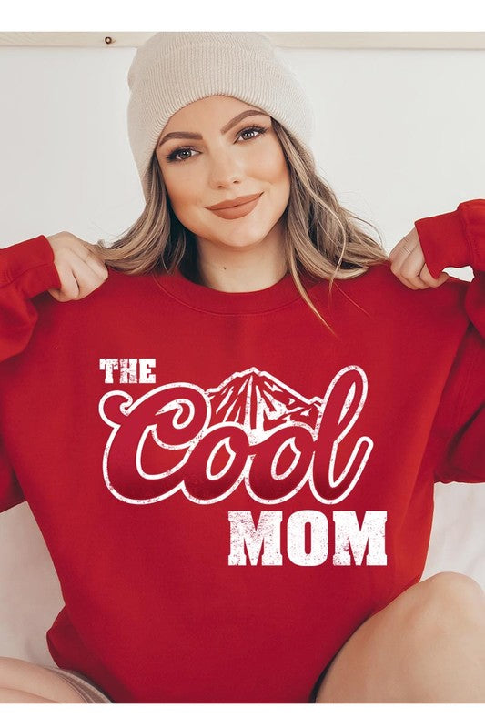 The Cool Mom Oversized Graphic Crewneck