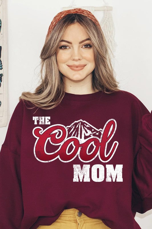 The Cool Mom Oversized Graphic Crewneck