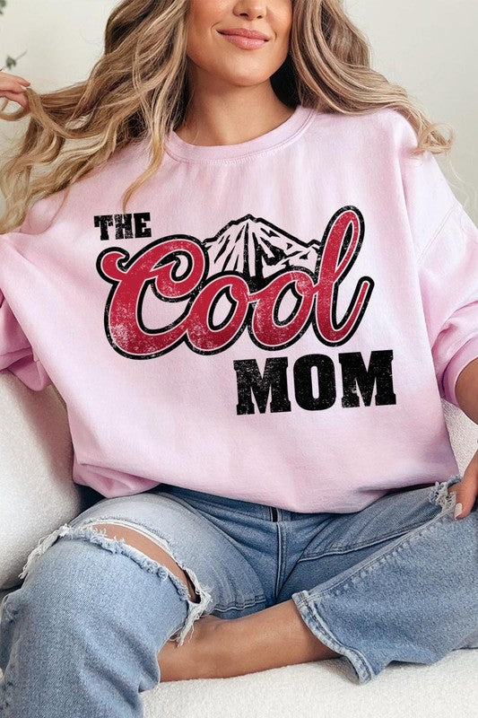 The Cool Mom Oversized Graphic Crewneck