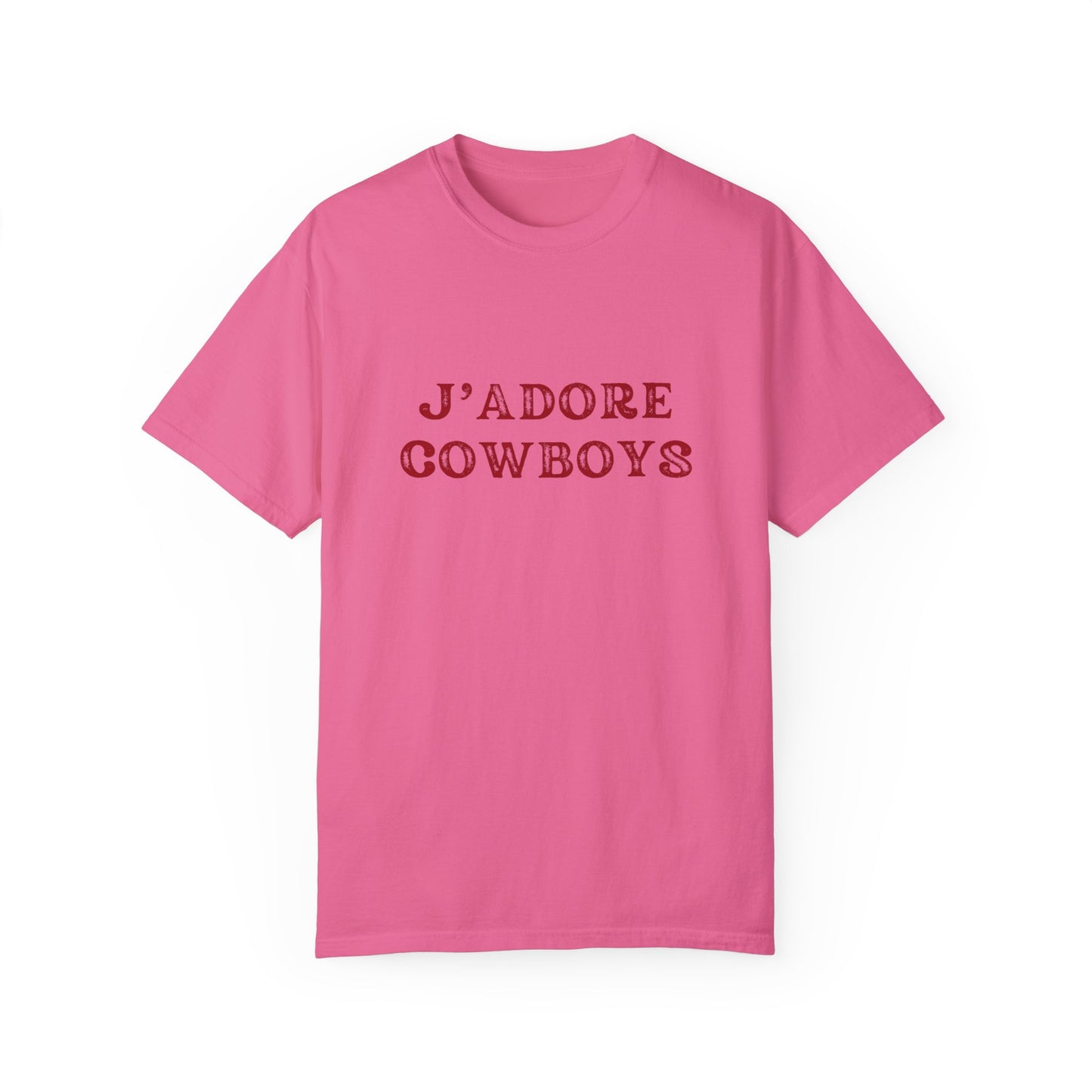 J'adore Cowboys Distressed Graphic Tee