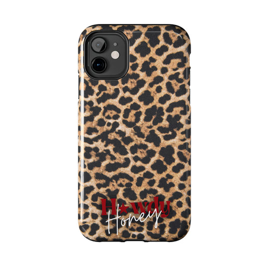 Howdy Honey Leopard Print Phone Case