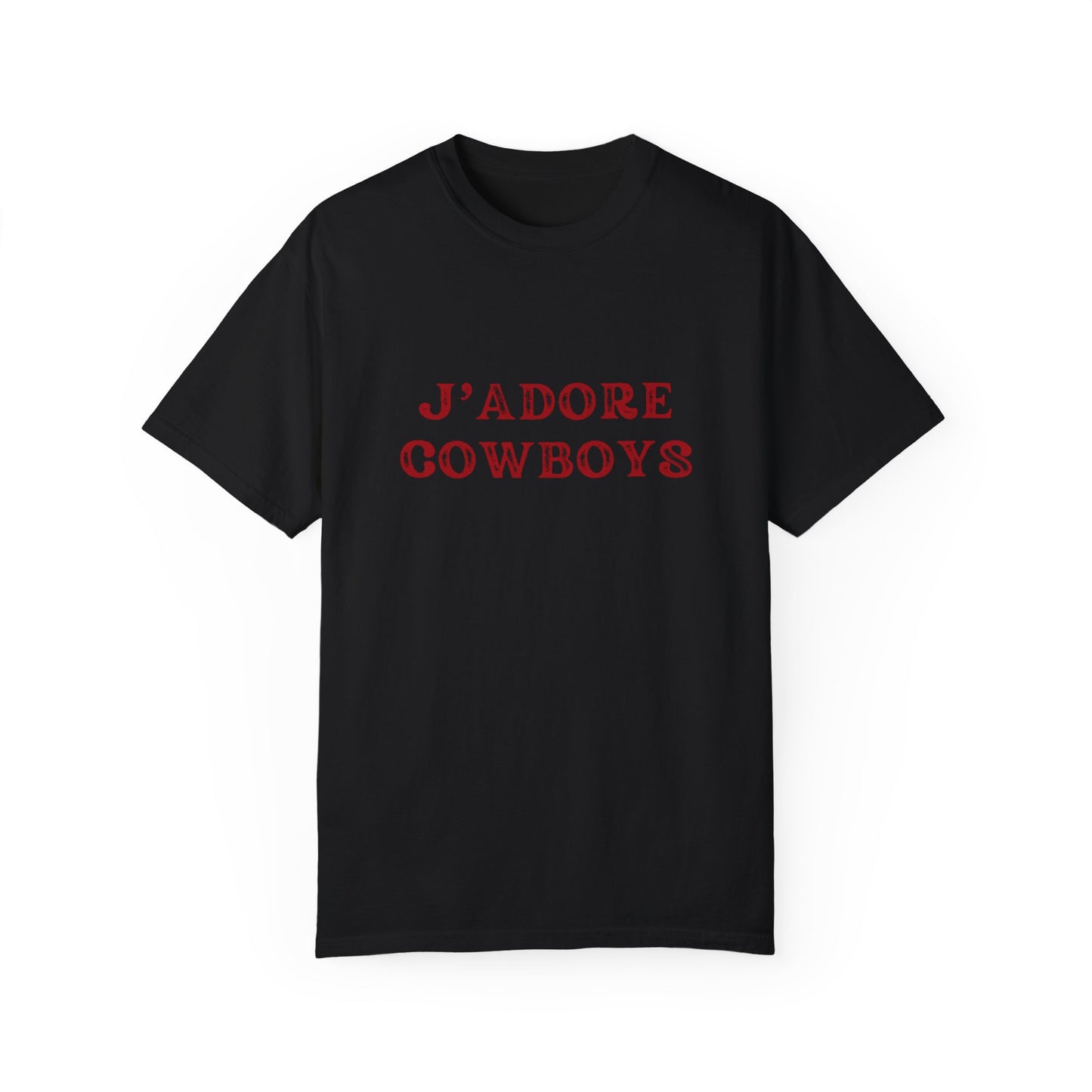 J'adore Cowboys Distressed Graphic Tee