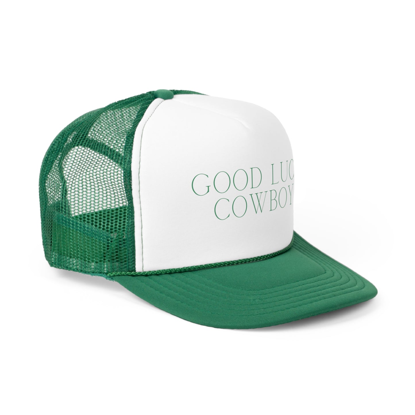 Good Luck Cowboy Trucker Hat