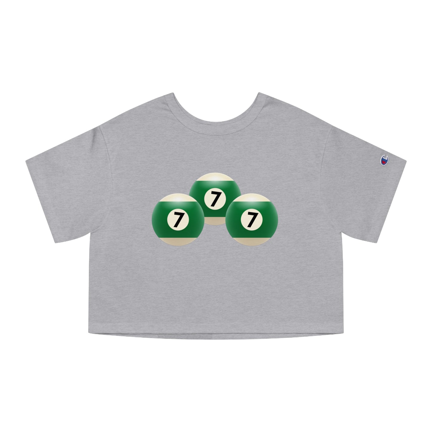 777 Billiard Balls Cropped Tee