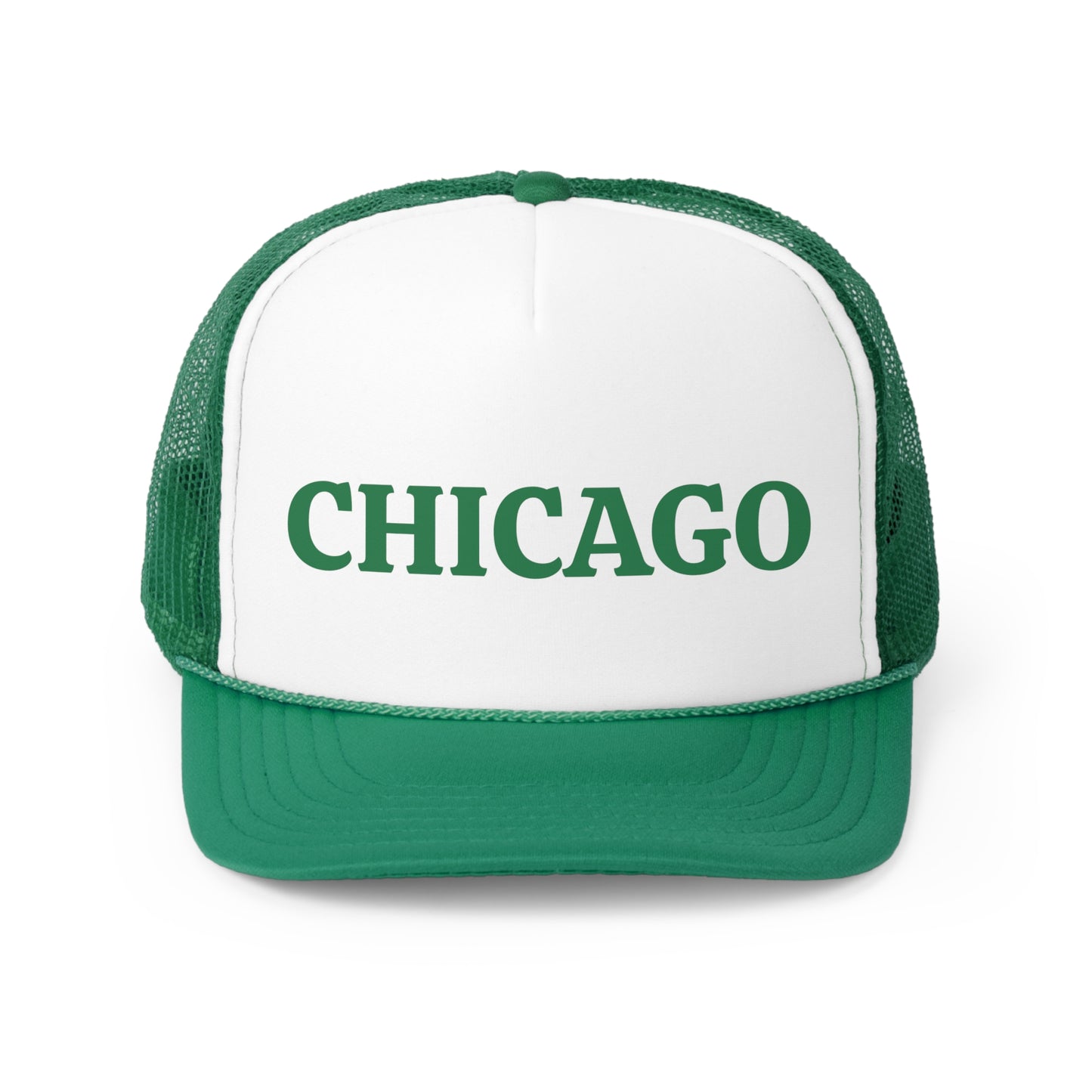 Chicago Green Trucker Hat