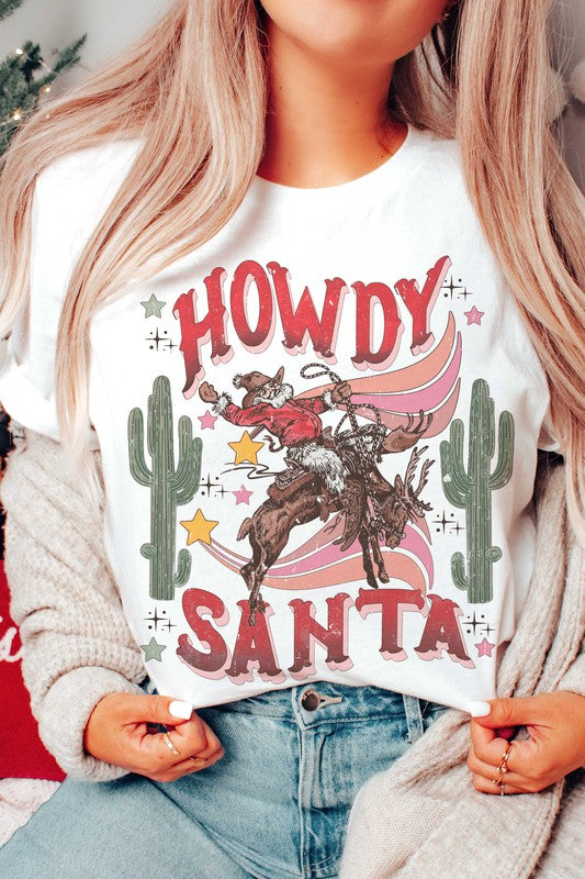 Howdy Santa Graphic Tee