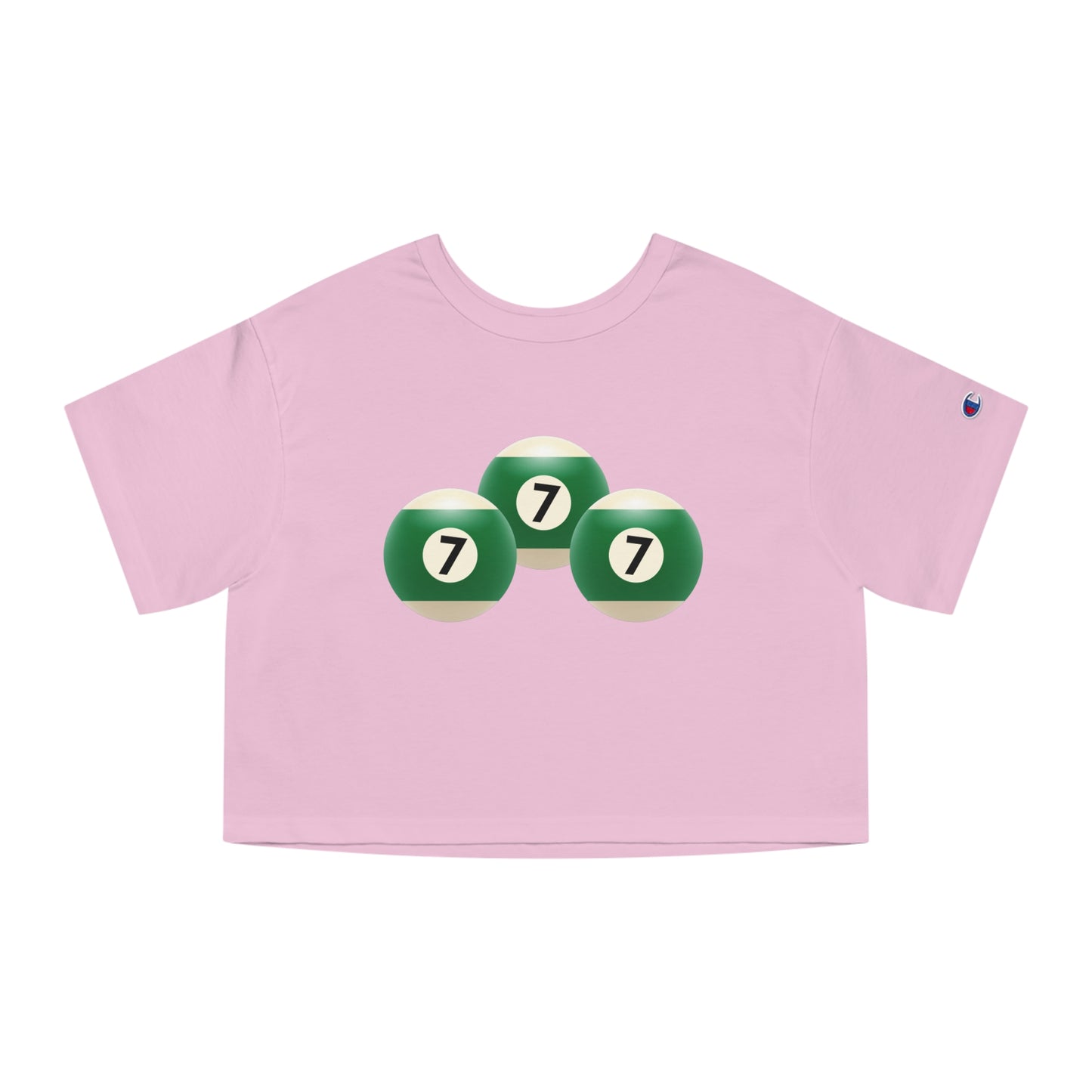 777 Billiard Balls Cropped Tee