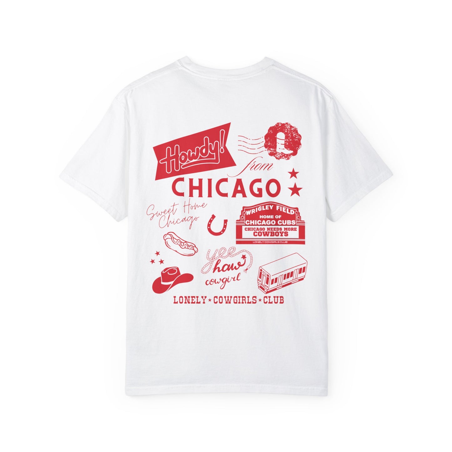 Howdy from Chicago Postcard Tee