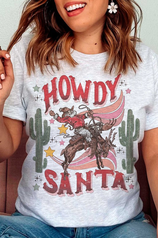 Howdy Santa Graphic Tee