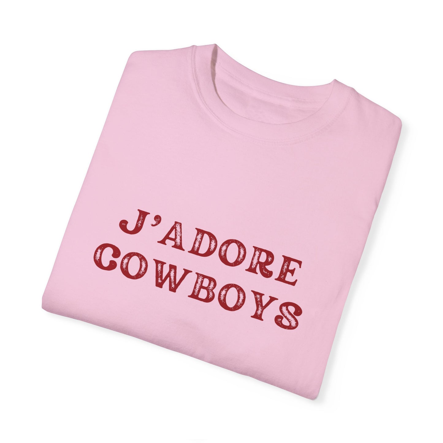 J'adore Cowboys Distressed Graphic Tee