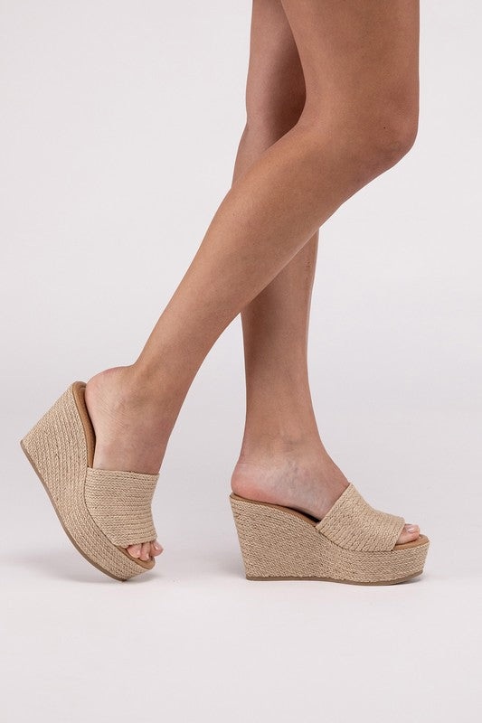 Jute Platform Wedges