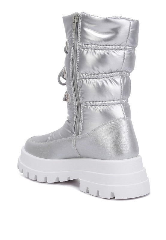 Silver Snowstorm Snow Boots