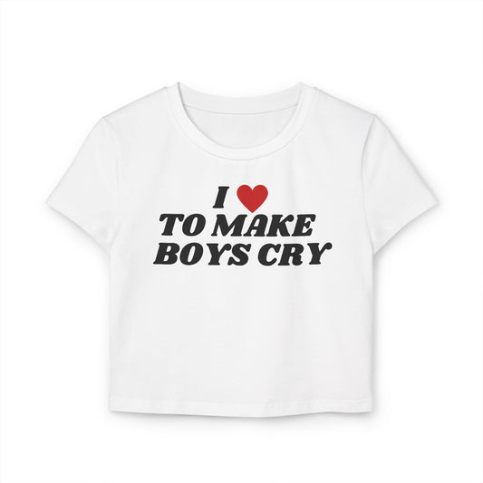 I <3 Making Boys Cry Baby Tee